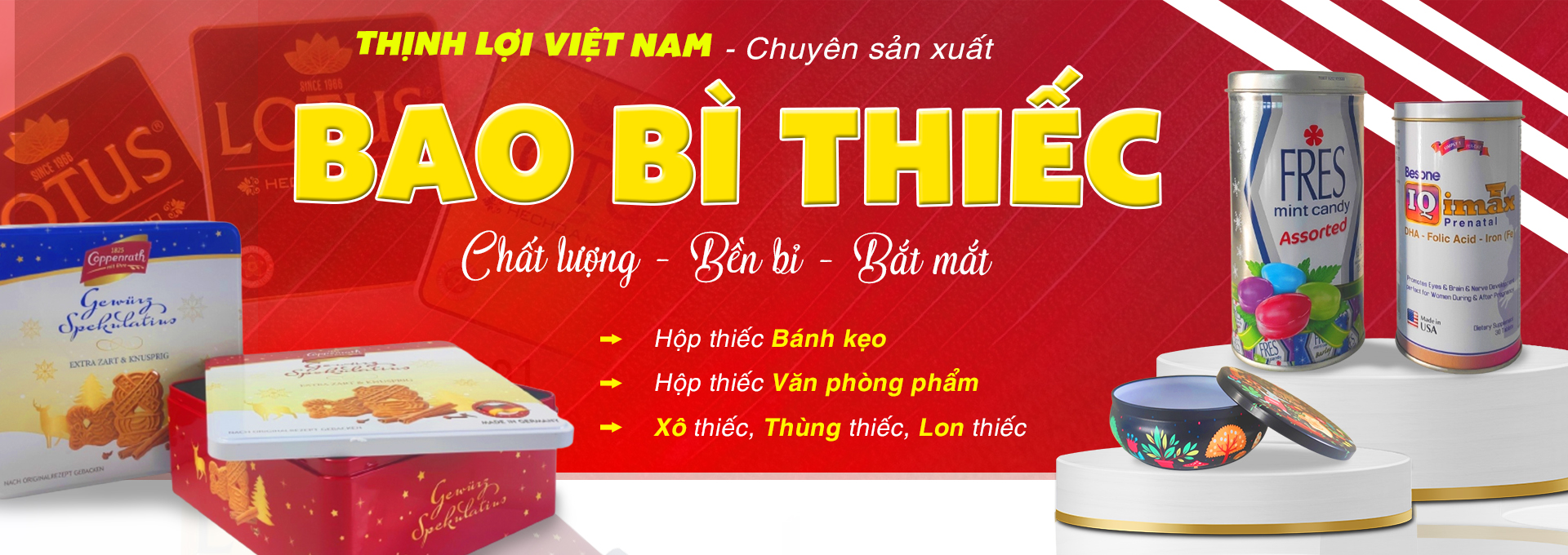 CÔNG TY TNHH IN ẤN CHẾ TẠO HỘP SẮT THỊNH LỢI (VIỆT NAM)